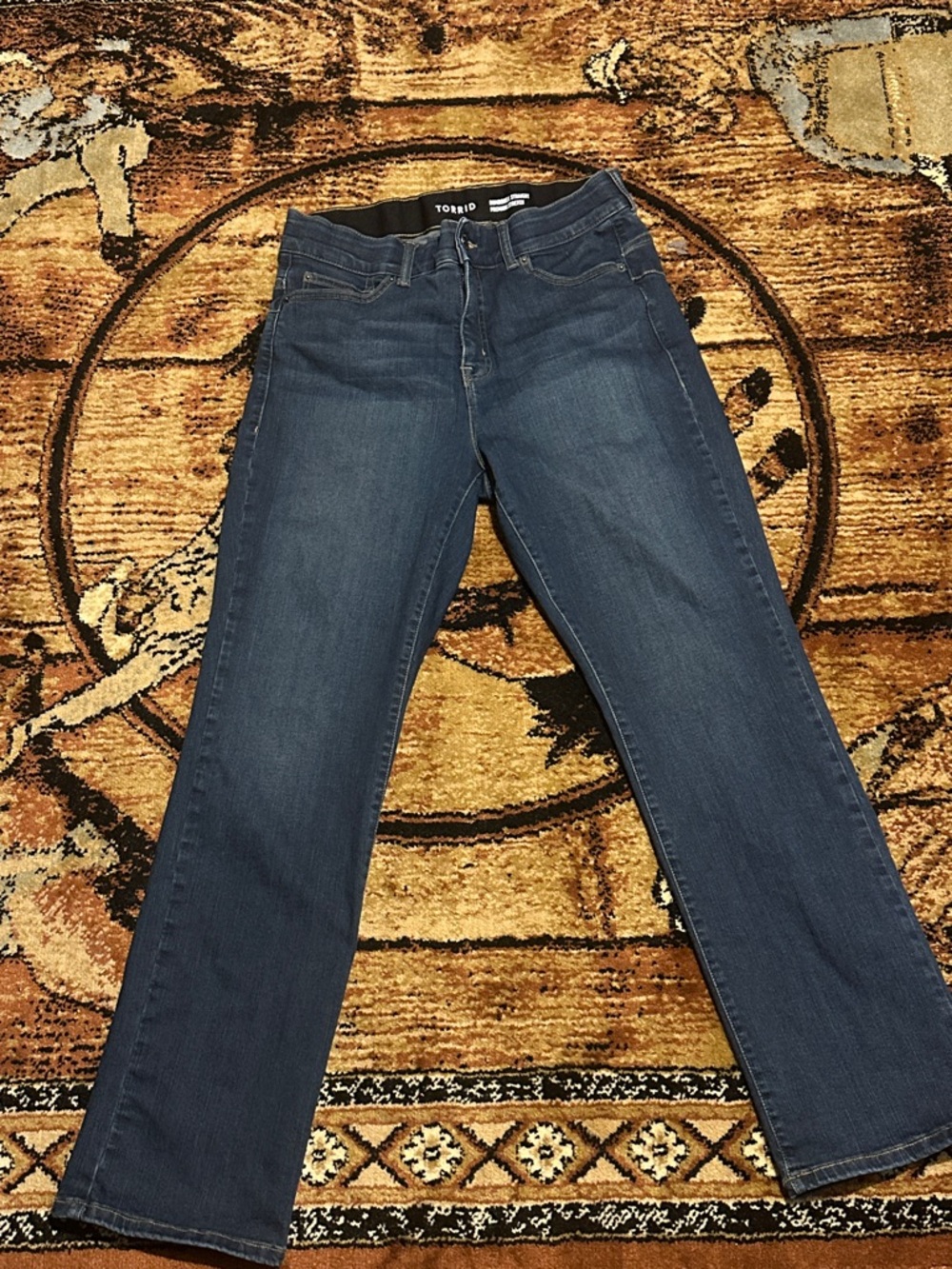 torrid Women's Dark Blue Boot-Cut Jeans